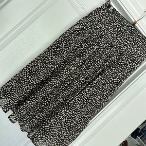 Black and tan spotted skirt, size small